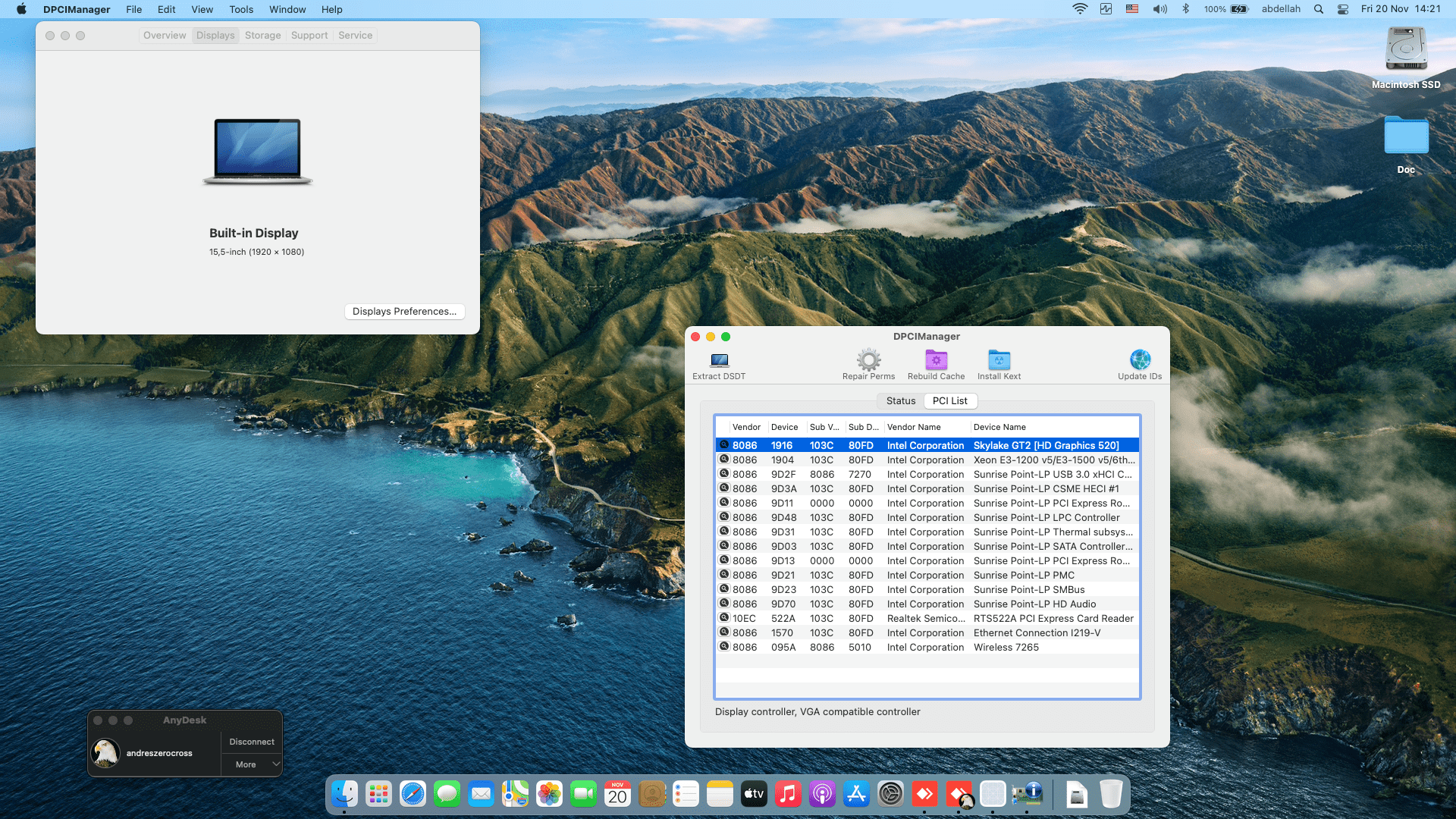 HP ProBook 650 G2 2nd [SkyLake   Intel HD 520]   OpenCore 2